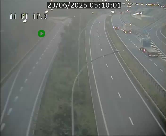 <h2>Traffic live webcam Luxembourg Senningerberg - A1 direction Allemagne - BK 11.3</h2>