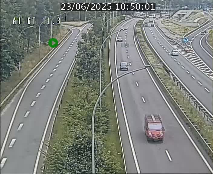 <h2>Traffic live webcam Luxembourg Senningerberg - A1 direction Allemagne - BK 11.3</h2>