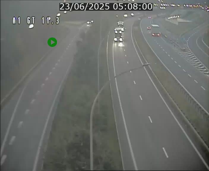 <h2>Traffic live webcam Luxembourg Senningerberg - A1 direction Allemagne - BK 11.3</h2>