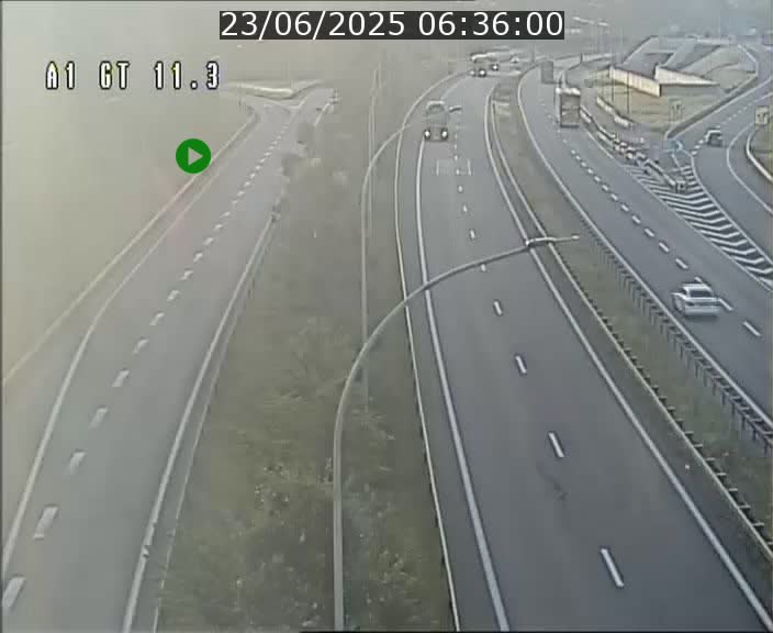 <h2>Traffic live webcam Luxembourg Senningerberg - A1 direction Allemagne - BK 11.3</h2>