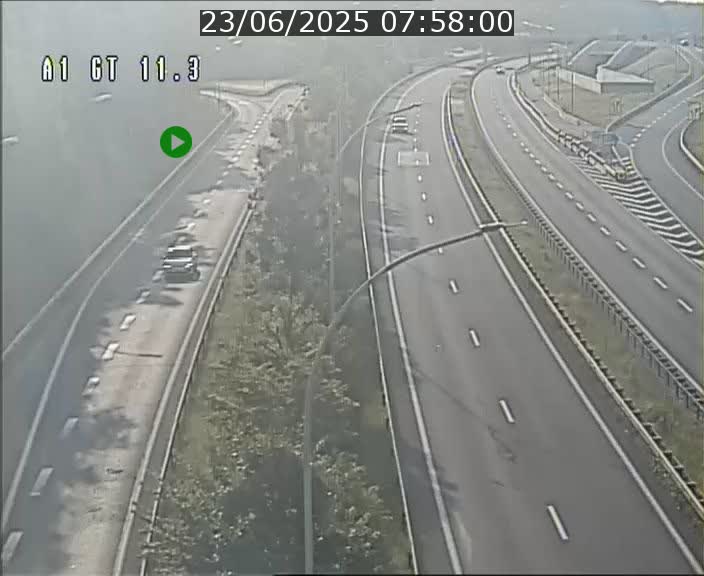 <h2>Traffic live webcam Luxembourg Senningerberg - A1 direction Allemagne - BK 11.3</h2>