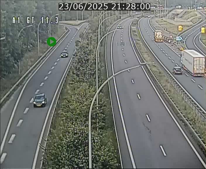 <h2>Traffic live webcam Luxembourg Senningerberg - A1 direction Allemagne - BK 11.3</h2>