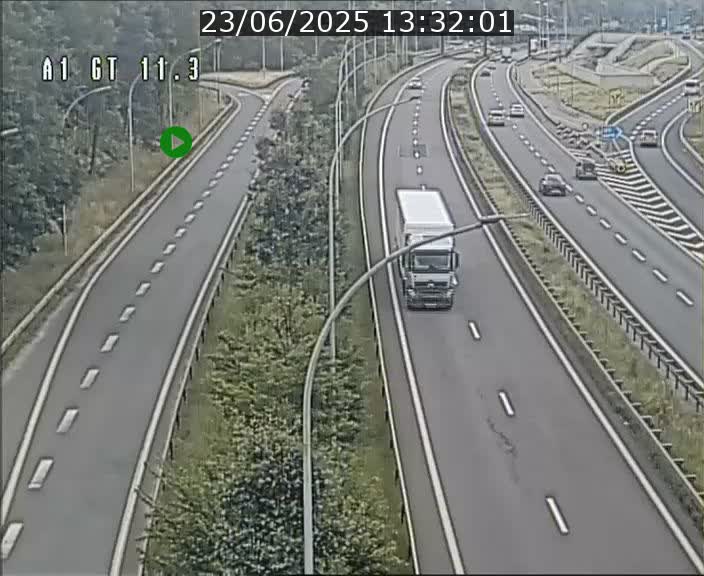 <h2>Traffic live webcam Luxembourg Senningerberg - A1 direction Allemagne - BK 11.3</h2>