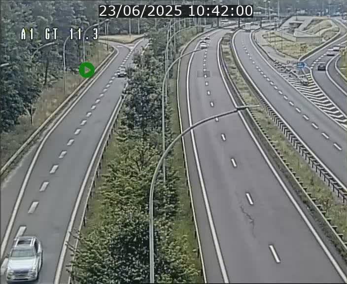 <h2>Traffic live webcam Luxembourg Senningerberg - A1 direction Allemagne - BK 11.3</h2>