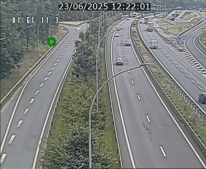<h2>Traffic live webcam Luxembourg Senningerberg - A1 direction Allemagne - BK 11.3</h2>