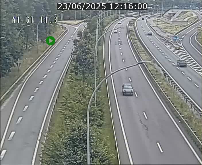 <h2>Traffic live webcam Luxembourg Senningerberg - A1 direction Allemagne - BK 11.3</h2>