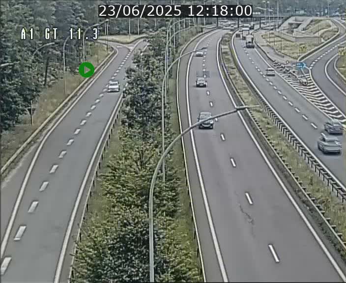 <h2>Traffic live webcam Luxembourg Senningerberg - A1 direction Allemagne - BK 11.3</h2>
