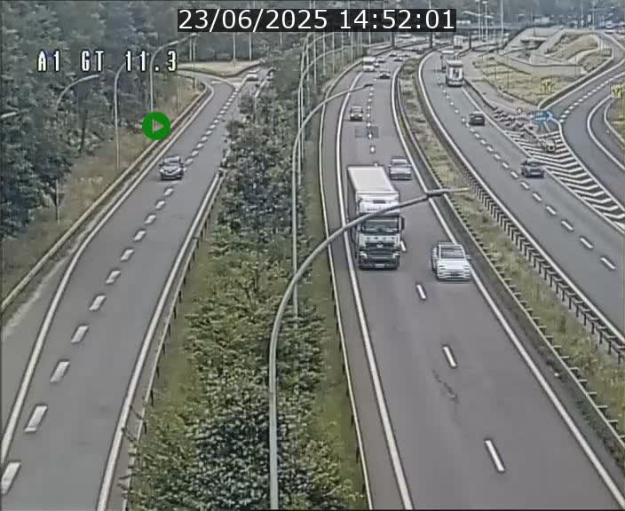 <h2>Traffic live webcam Luxembourg Senningerberg - A1 direction Allemagne - BK 11.3</h2>