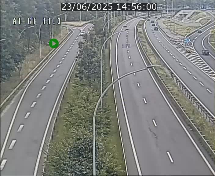 <h2>Traffic live webcam Luxembourg Senningerberg - A1 direction Allemagne - BK 11.3</h2>