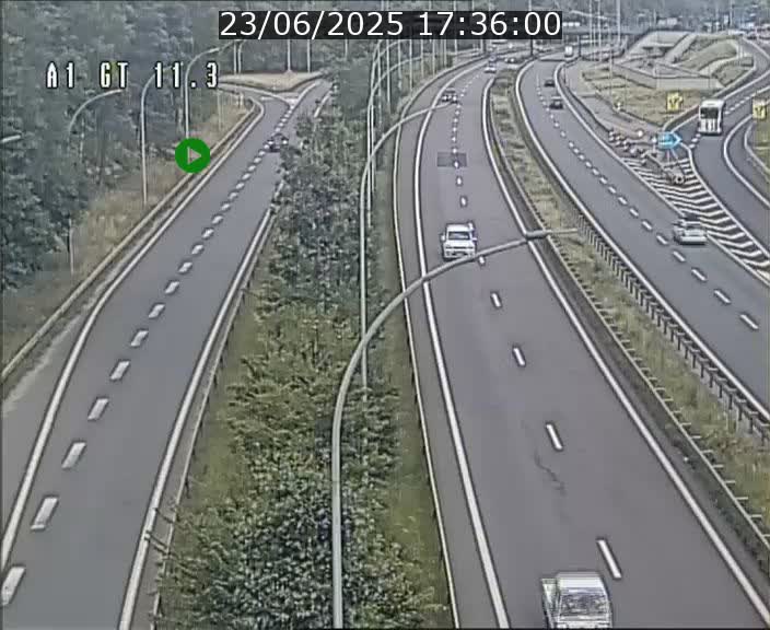 <h2>Traffic live webcam Luxembourg Senningerberg - A1 direction Allemagne - BK 11.3</h2>