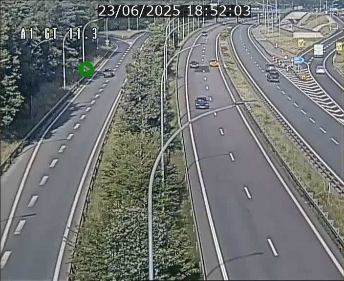 <h2>Traffic live webcam Luxembourg Senningerberg - A1 direction Allemagne - BK 11.3</h2>