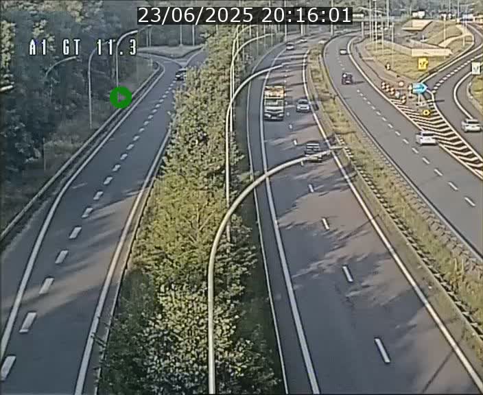 <h2>Traffic live webcam Luxembourg Senningerberg - A1 direction Allemagne - BK 11.3</h2>