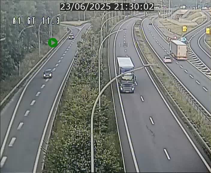 <h2>Traffic live webcam Luxembourg Senningerberg - A1 direction Allemagne - BK 11.3</h2>