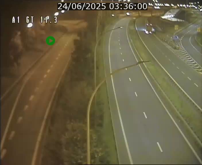 <h2>Traffic live webcam Luxembourg Senningerberg - A1 direction Allemagne - BK 11.3</h2>