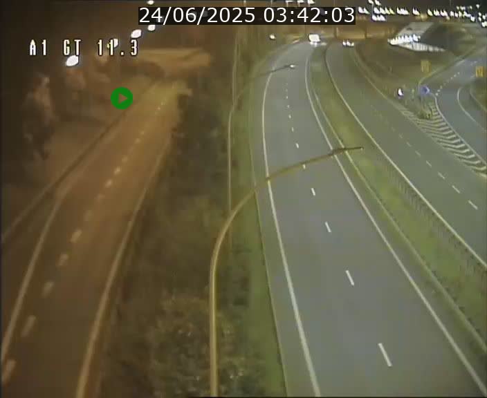 <h2>Traffic live webcam Luxembourg Senningerberg - A1 direction Allemagne - BK 11.3</h2>