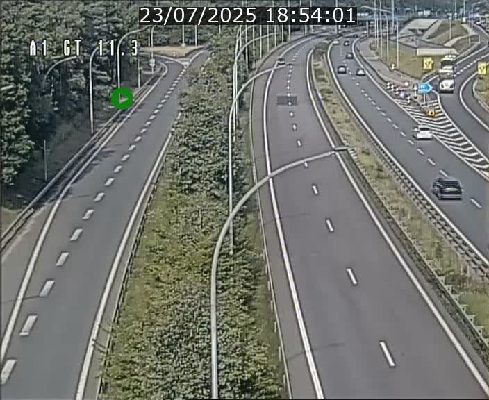 <h2>Traffic live webcam Luxembourg Senningerberg - A1 direction Allemagne - BK 11.3</h2>
