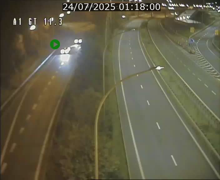 <h2>Traffic live webcam Luxembourg Senningerberg - A1 direction Allemagne - BK 11.3</h2>