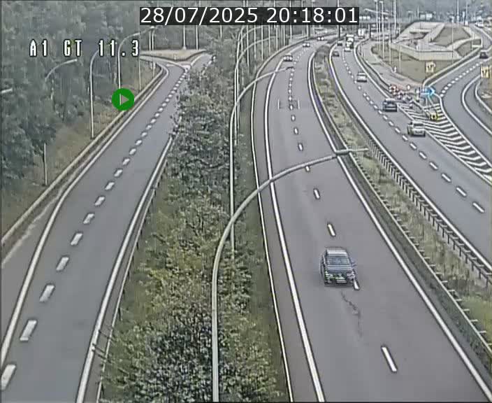 <h2>Traffic live webcam Luxembourg Senningerberg - A1 direction Allemagne - BK 11.3</h2>