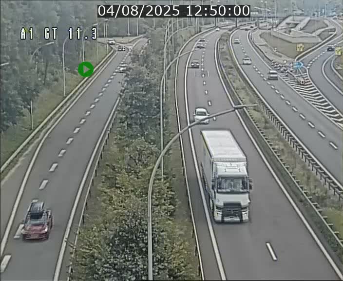 <h2>Traffic live webcam Luxembourg Senningerberg - A1 direction Allemagne - BK 11.3</h2>