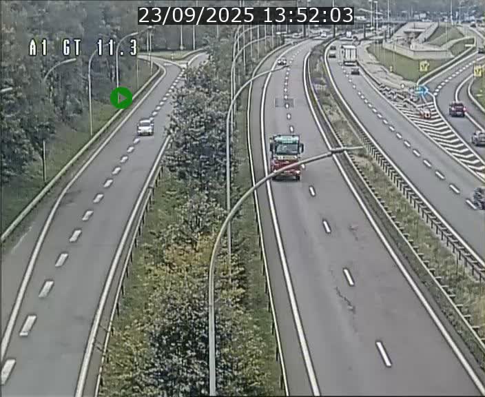 <h2>Traffic live webcam Luxembourg Senningerberg - A1 direction Allemagne - BK 11.3</h2>
