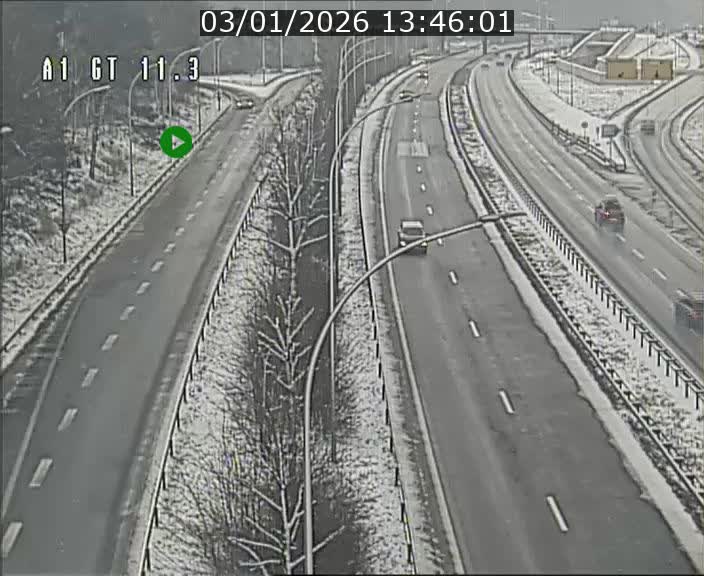 <h2>Traffic live webcam Luxembourg Senningerberg - A1 direction Allemagne - BK 11.3</h2>