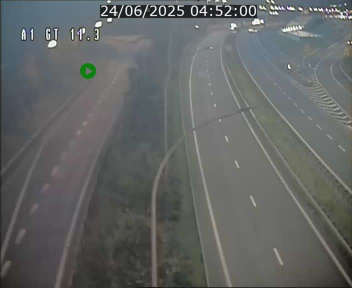 <h2>Traffic live webcam Luxembourg Senningerberg - A1 direction Allemagne - BK 11.3</h2>