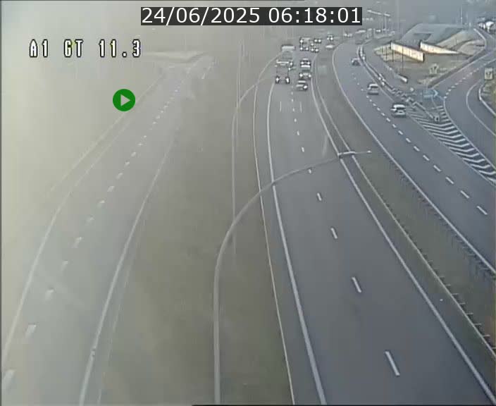 <h2>Traffic live webcam Luxembourg Senningerberg - A1 direction Allemagne - BK 11.3</h2>