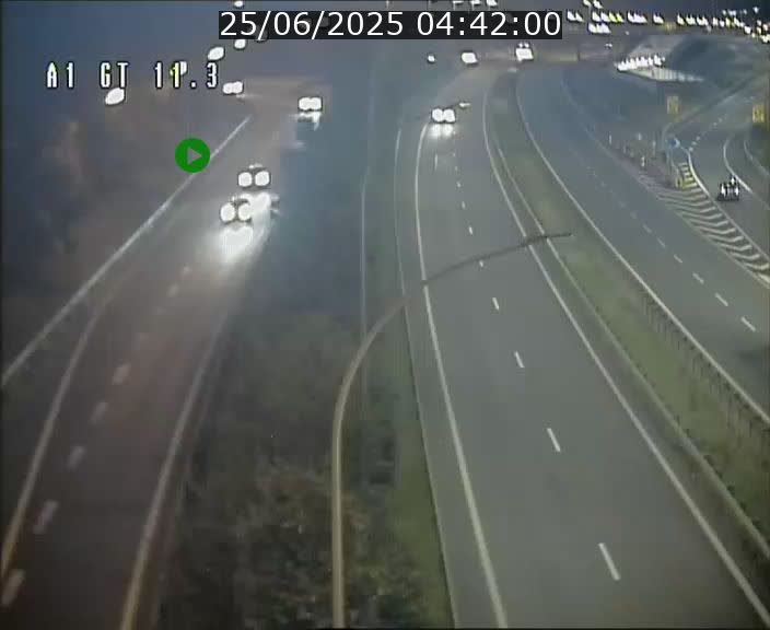 <h2>Traffic live webcam Luxembourg Senningerberg - A1 direction Allemagne - BK 11.3</h2>