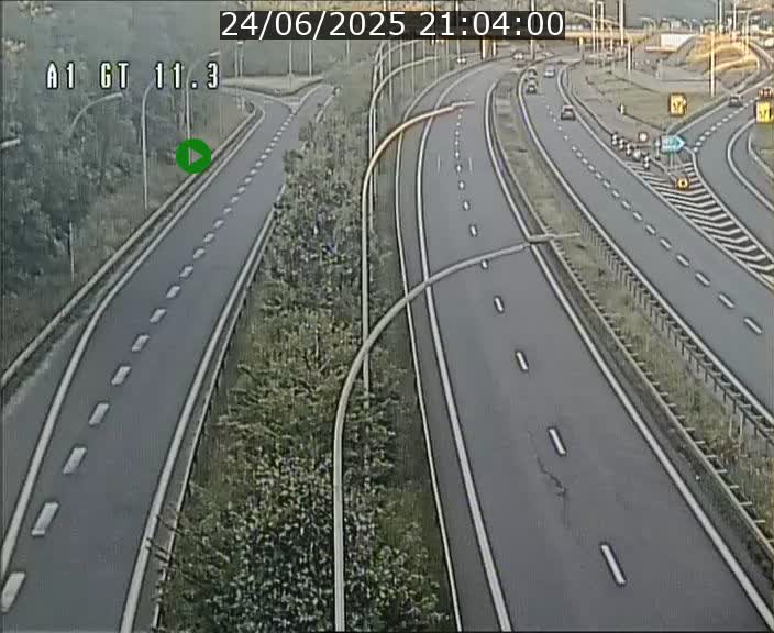 <h2>Traffic live webcam Luxembourg Senningerberg - A1 direction Allemagne - BK 11.3</h2>