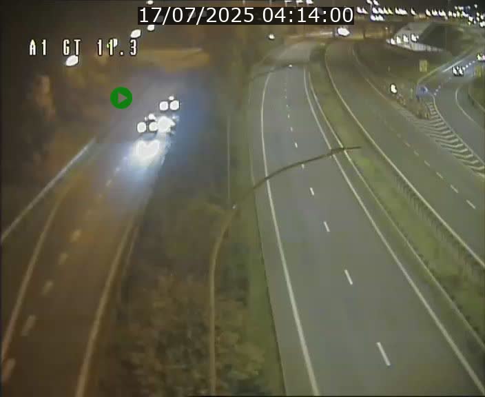 <h2>Traffic live webcam Luxembourg Senningerberg - A1 direction Allemagne - BK 11.3</h2>