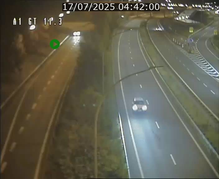 <h2>Traffic live webcam Luxembourg Senningerberg - A1 direction Allemagne - BK 11.3</h2>