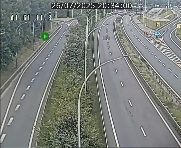 <h2>Traffic live webcam Luxembourg Senningerberg - A1 direction Allemagne - BK 11.3</h2>