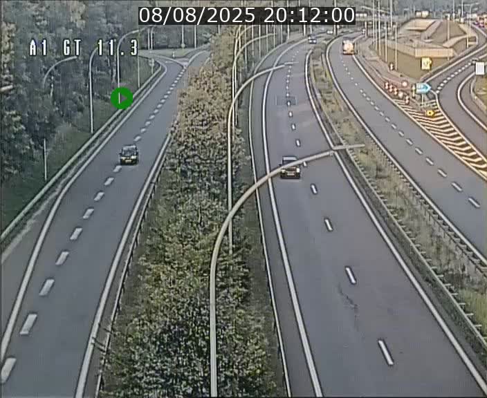 <h2>Traffic live webcam Luxembourg Senningerberg - A1 direction Allemagne - BK 11.3</h2>