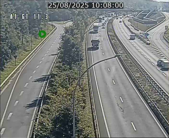 <h2>Traffic live webcam Luxembourg Senningerberg - A1 direction Allemagne - BK 11.3</h2>