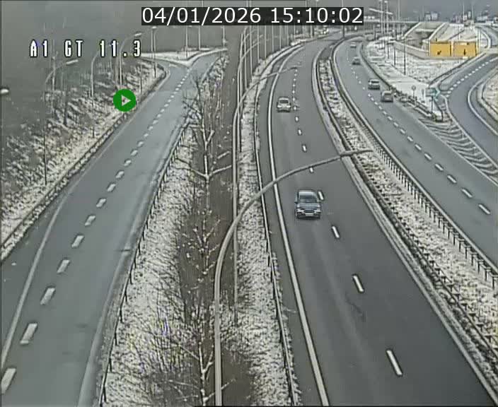 <h2>Traffic live webcam Luxembourg Senningerberg - A1 direction Allemagne - BK 11.3</h2>