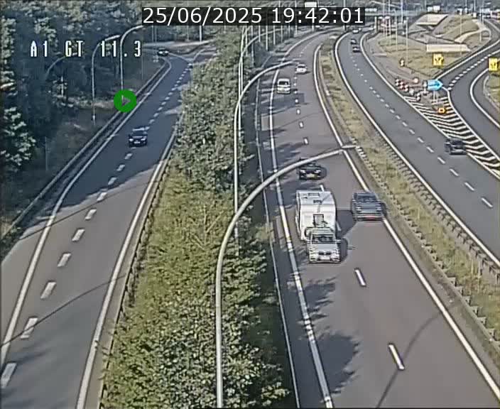 <h2>Traffic live webcam Luxembourg Senningerberg - A1 direction Allemagne - BK 11.3</h2>
