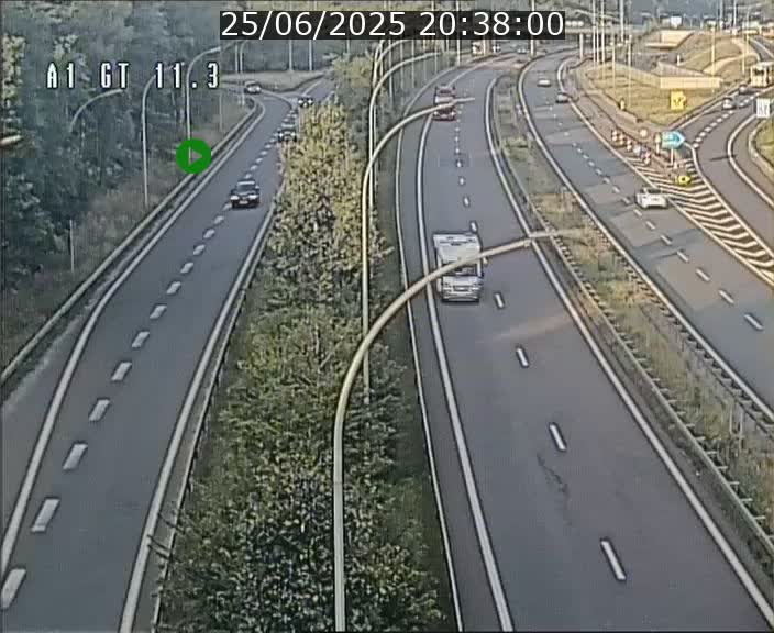 <h2>Traffic live webcam Luxembourg Senningerberg - A1 direction Allemagne - BK 11.3</h2>