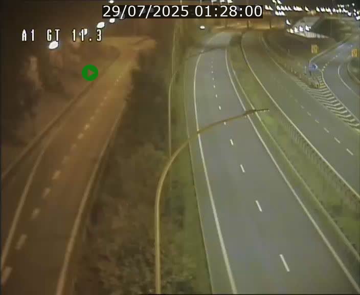 <h2>Traffic live webcam Luxembourg Senningerberg - A1 direction Allemagne - BK 11.3</h2>