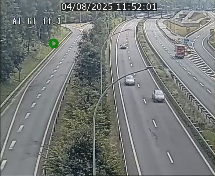 <h2>Traffic live webcam Luxembourg Senningerberg - A1 direction Allemagne - BK 11.3</h2>