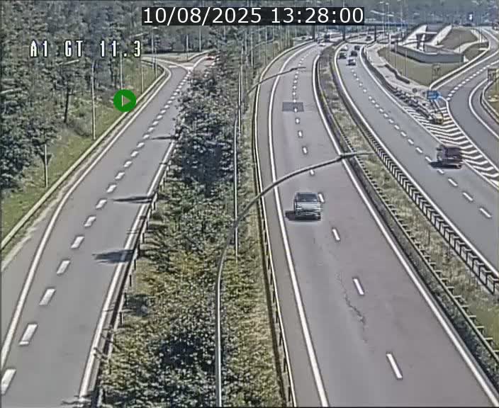<h2>Traffic live webcam Luxembourg Senningerberg - A1 direction Allemagne - BK 11.3</h2>
