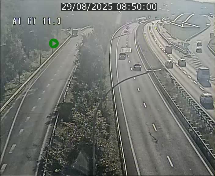<h2>Traffic live webcam Luxembourg Senningerberg - A1 direction Allemagne - BK 11.3</h2>