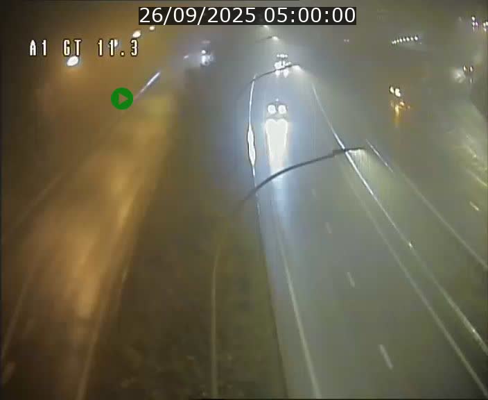 Traffic live webcam Luxembourg Senningerberg - A1 direction Allemagne - BK 11.3