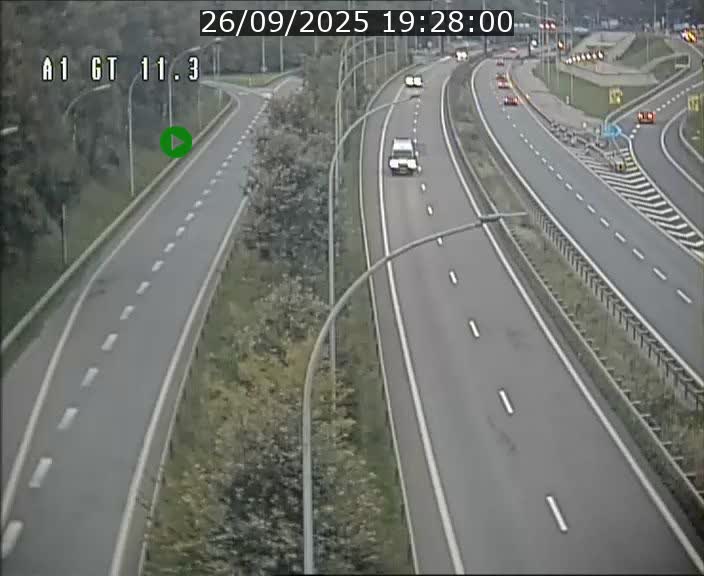 <h2>Traffic live webcam Luxembourg Senningerberg - A1 direction Allemagne - BK 11.3</h2>