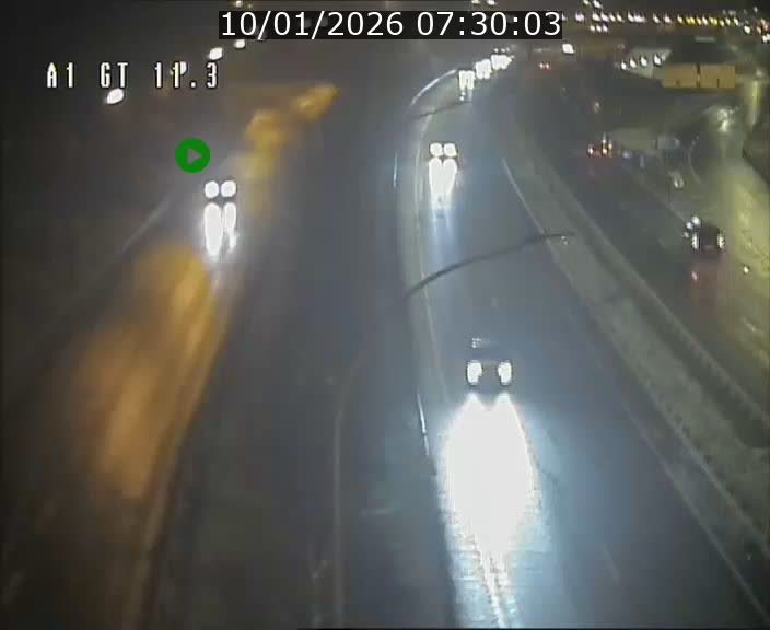 Traffic live webcam Luxembourg Senningerberg - A1 direction Allemagne - BK 11.3