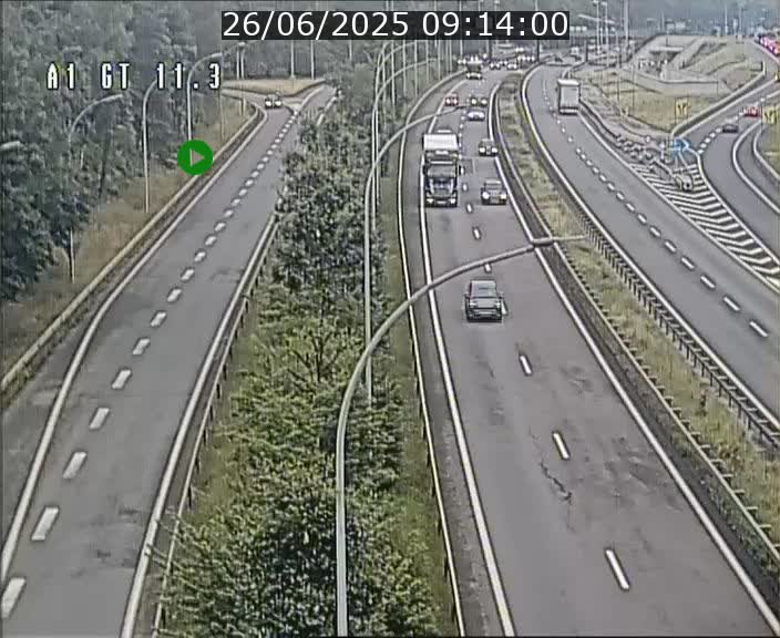 <h2>Traffic live webcam Luxembourg Senningerberg - A1 direction Allemagne - BK 11.3</h2>