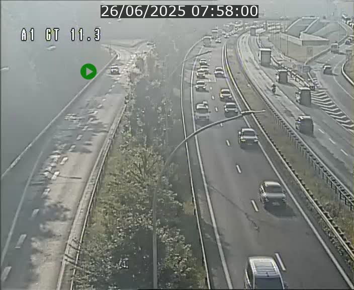 <h2>Traffic live webcam Luxembourg Senningerberg - A1 direction Allemagne - BK 11.3</h2>