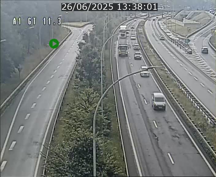 <h2>Traffic live webcam Luxembourg Senningerberg - A1 direction Allemagne - BK 11.3</h2>