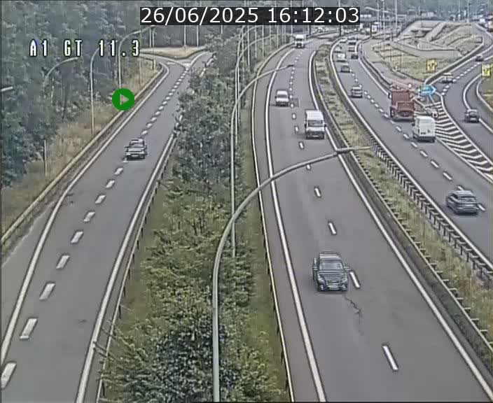 <h2>Traffic live webcam Luxembourg Senningerberg - A1 direction Allemagne - BK 11.3</h2>