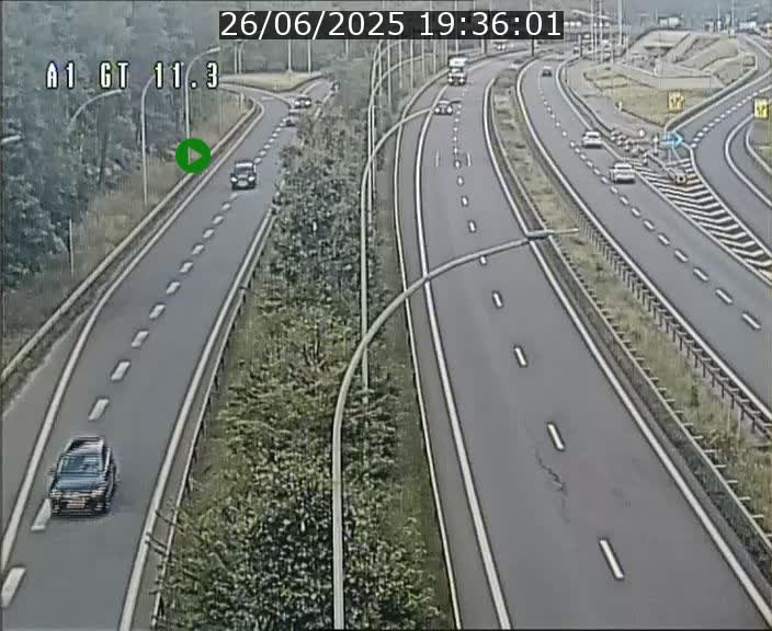 <h2>Traffic live webcam Luxembourg Senningerberg - A1 direction Allemagne - BK 11.3</h2>