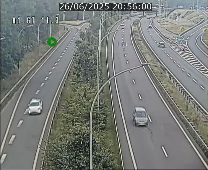 <h2>Traffic live webcam Luxembourg Senningerberg - A1 direction Allemagne - BK 11.3</h2>